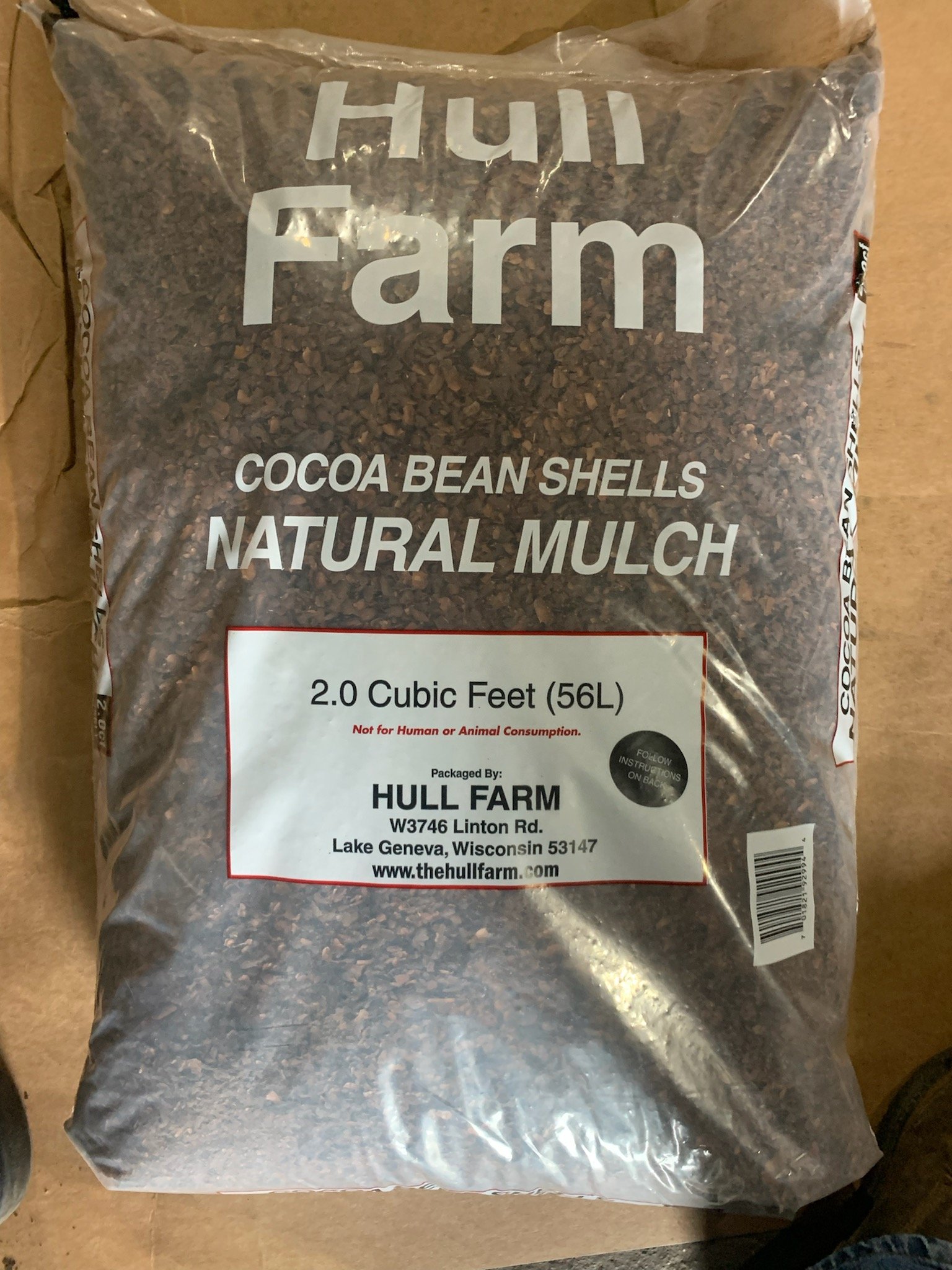 The Hull Farm Cocoa Bean Mulch on Farmish
