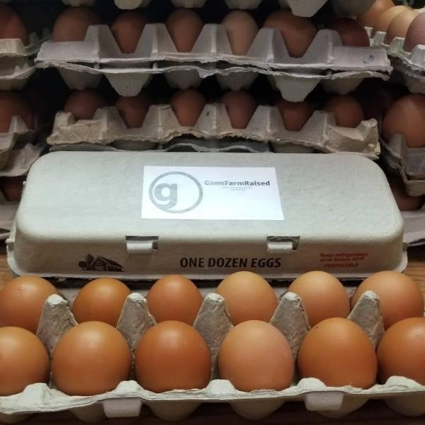Unwashed Chicken Eggs on Farmish